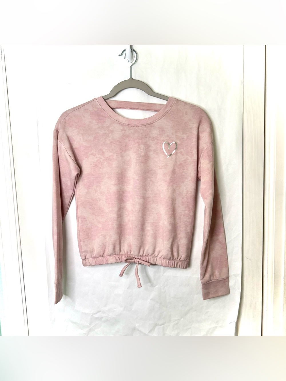 Tie Dye Heart Long Sleeve Shirt